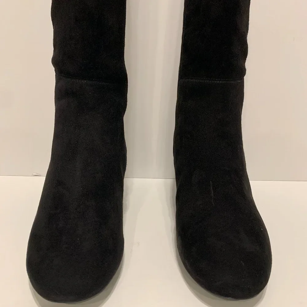 Cole Haan Denise Boot, Black Suede 10B - Picture 2 of 8